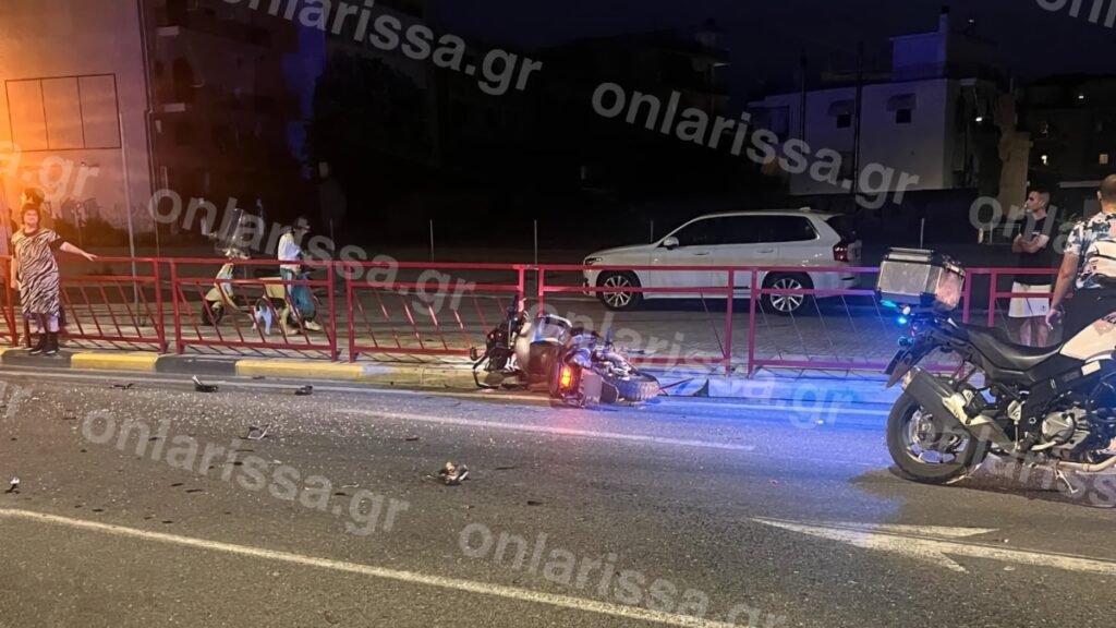 Τροχαίο στη Λάρισα με μία νεκρή και έναν τραυματία