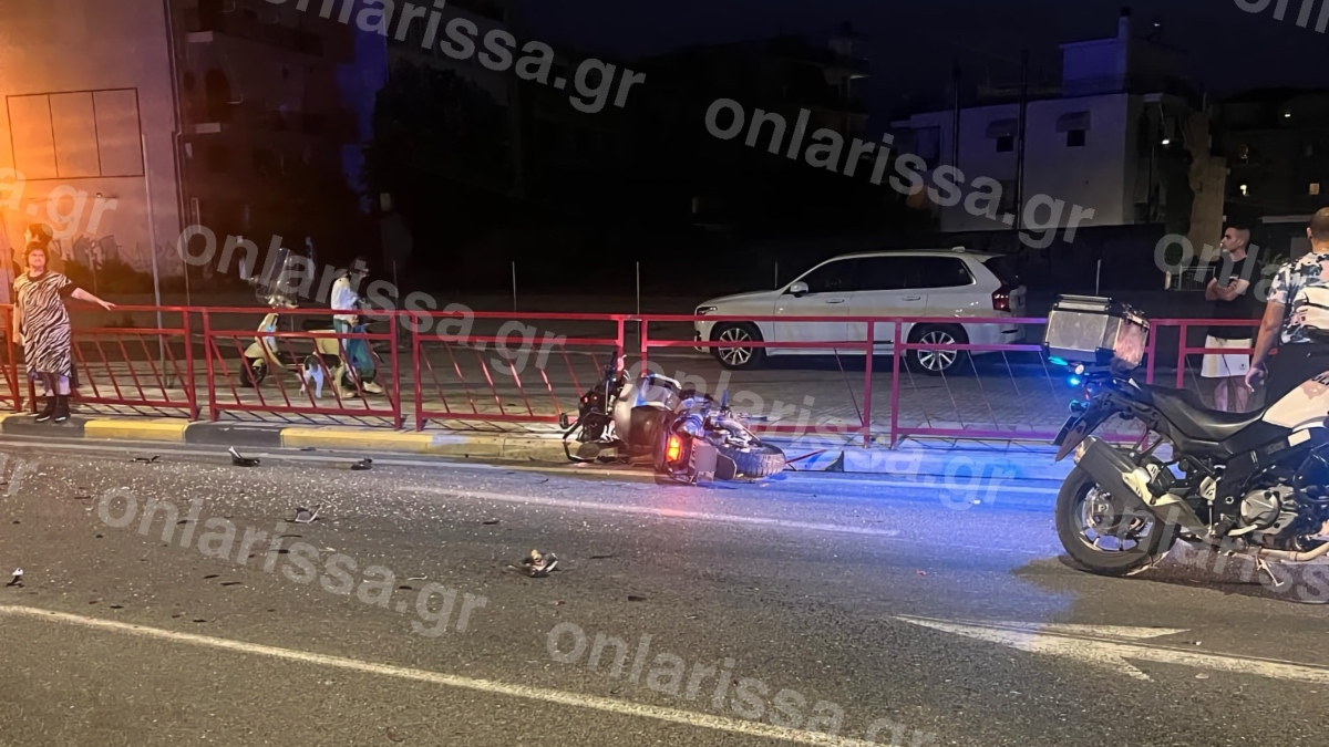 Τροχαίο στη Λάρισα με μία νεκρή και έναν τραυματία