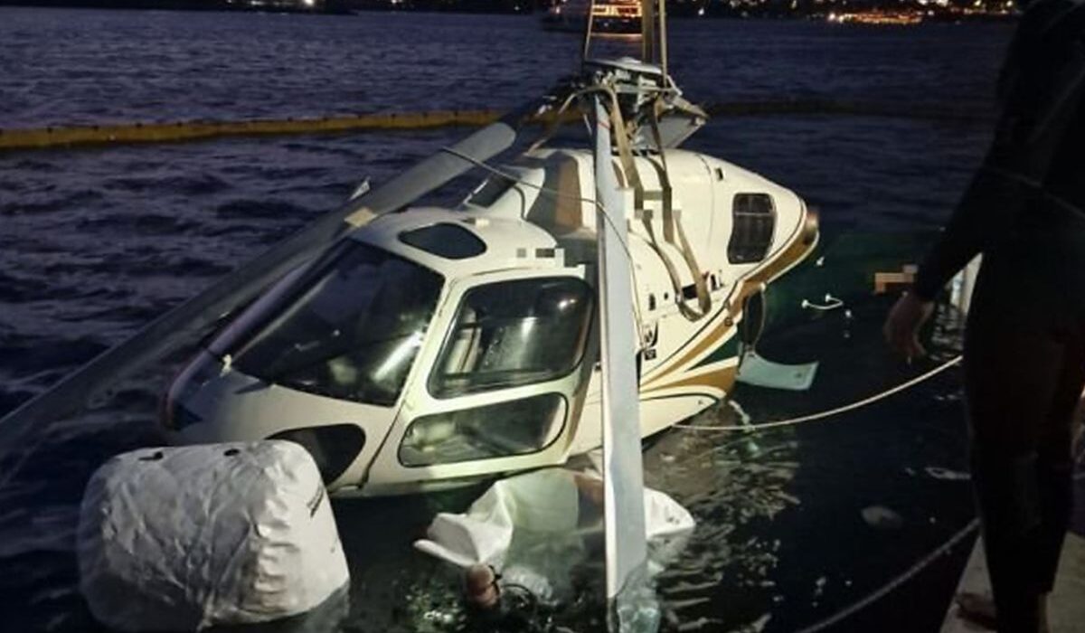 Βουλιαγμένη: Έγκυος η μία επιβάτης του ελικοπτέρου – Ισχυρές ριπές ανέμου την ώρα της πτώσης