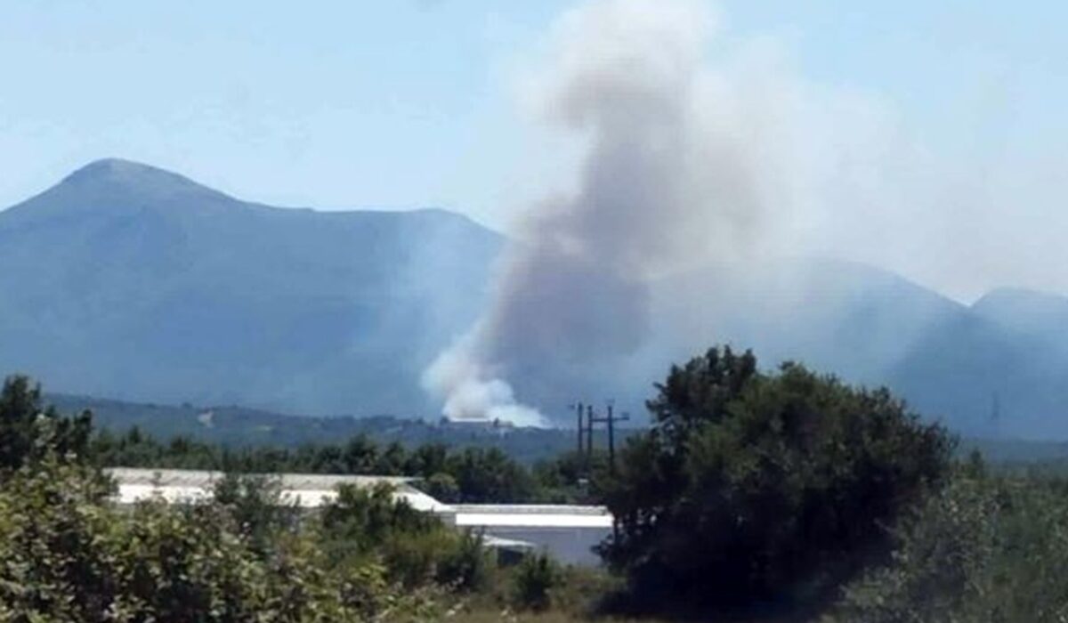 Φωτιά τώρα στη Μεγαλόπολη