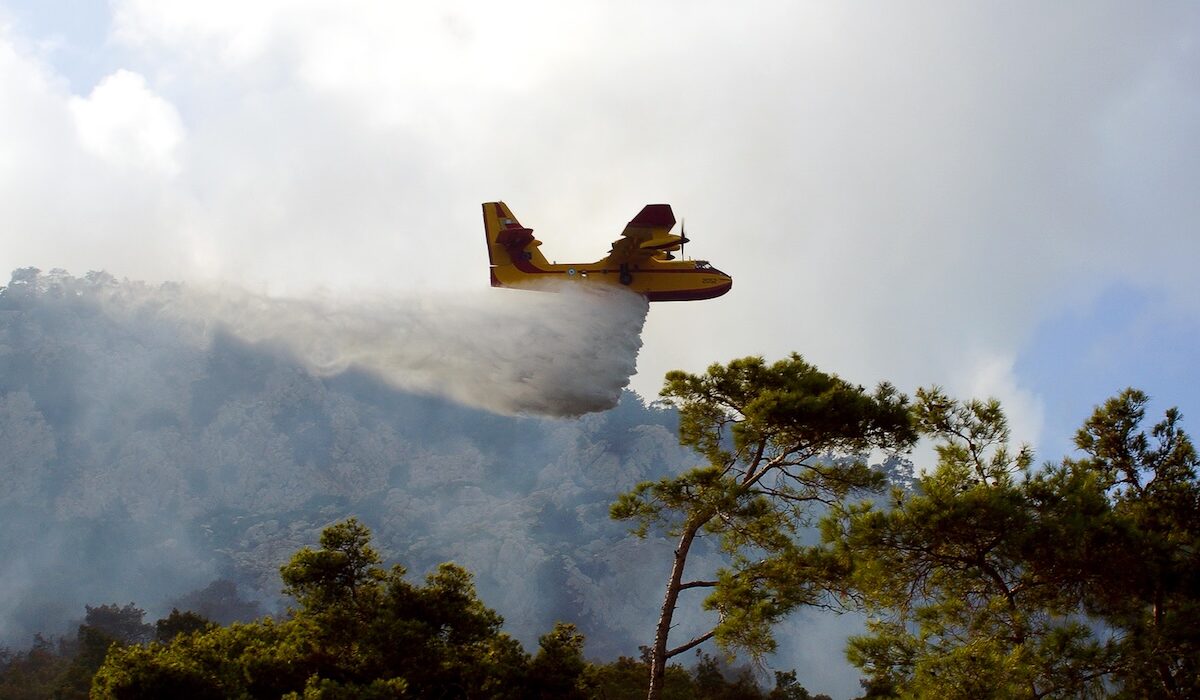 Φωτιά Αεροπλάνο Πυρκαγιά