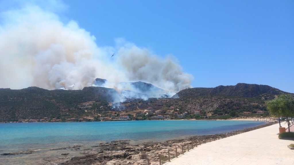 Φωτιά Λακωνία Μονεμβασιά Πυρκαγιά