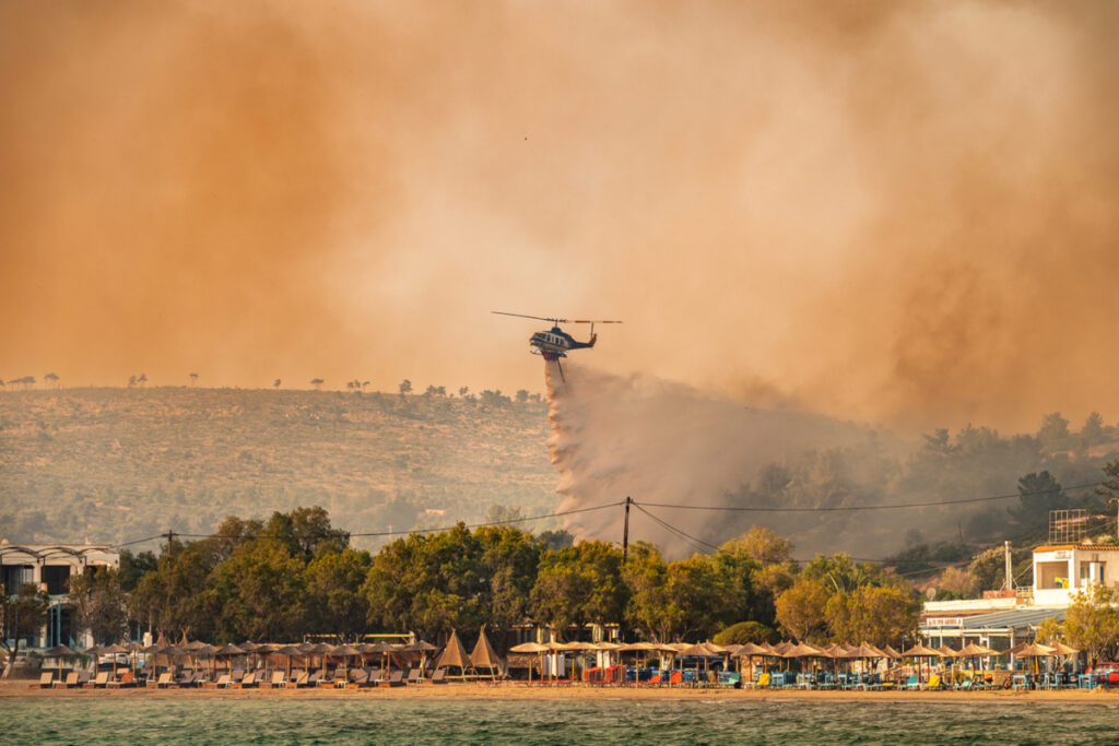 Φωτιά στη Χίο