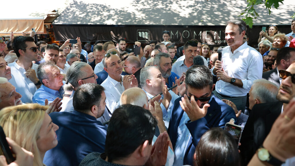 Περιοδεία του Κυριάκου Μητσοτάκη στη Θεσσαλονίκη