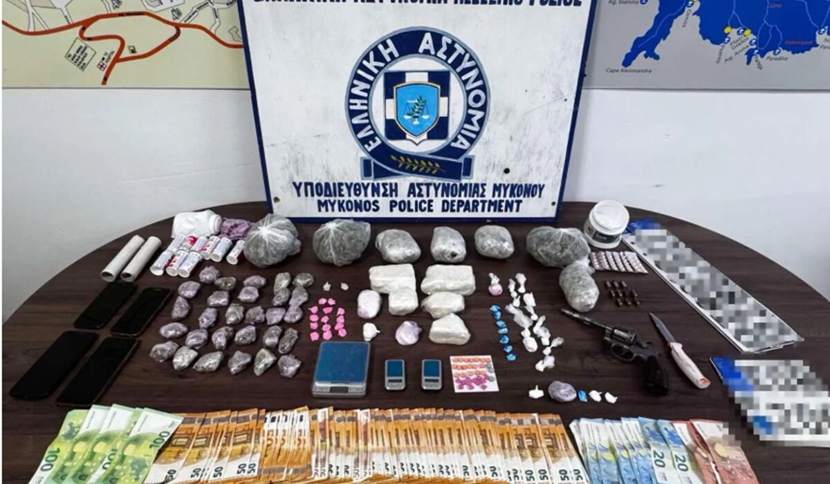Εξαρθρώθηκε συμμορία που έσπρωχνε «ροζ κοκαΐνη» στη Μύκονο – Τρεις συλλήψεις