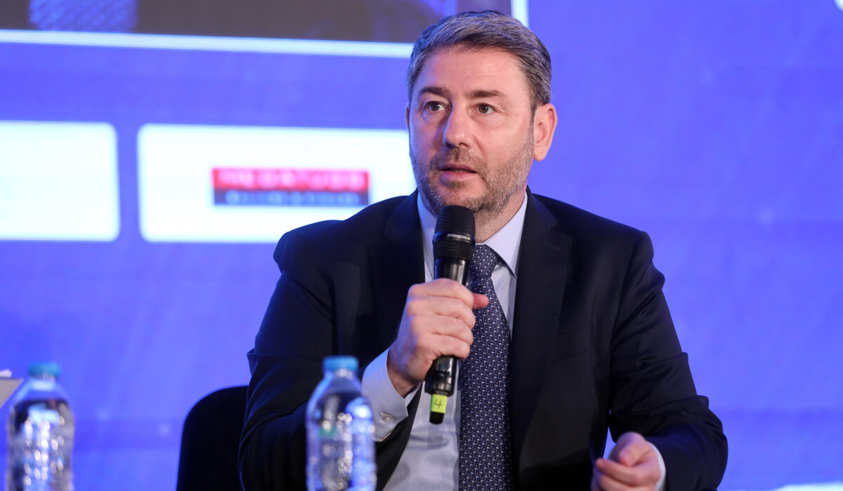 Ο Νίκος Ανδρουλάκης στο συνέδριο «Ελλάδα 2025-2030»