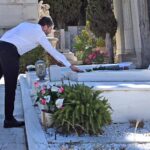 Στον τάφο του Ανδρέα Παπανδρέου ο Νίκος Ανδρουλάκης