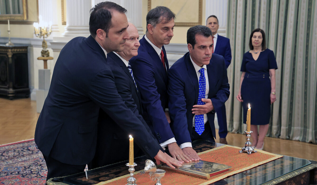 Ορκωμοσία Θάνος Πλεύρης