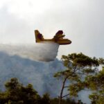 Φωτιά τώρα στη Λακωνία - Μάχη με 3 εναέρια μέσα