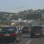 Θεσσαλονίκη: Καραμπόλα 6 οχημάτων στην Περιφερειακή Οδό – Τεράστιο μποτιλιάρισμα