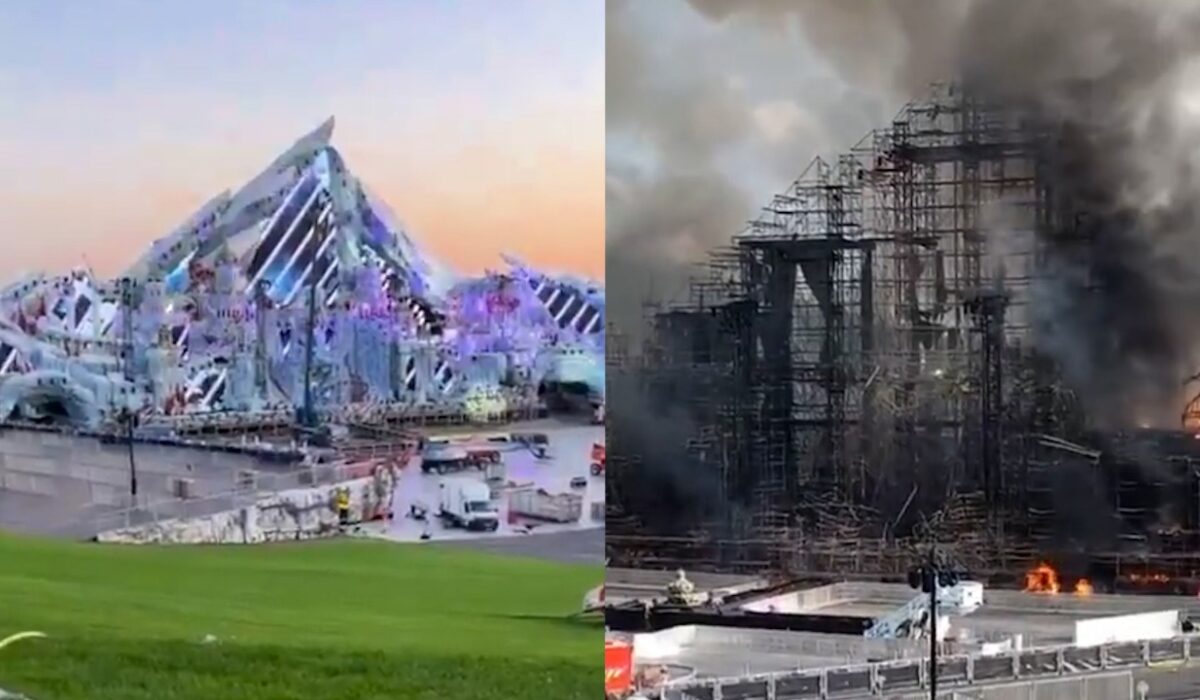 Χωρίς κεντρική σκηνή το Tomorrowland 2025 – Βίντεο πριν και μετά τη μεγάλη φωτιά