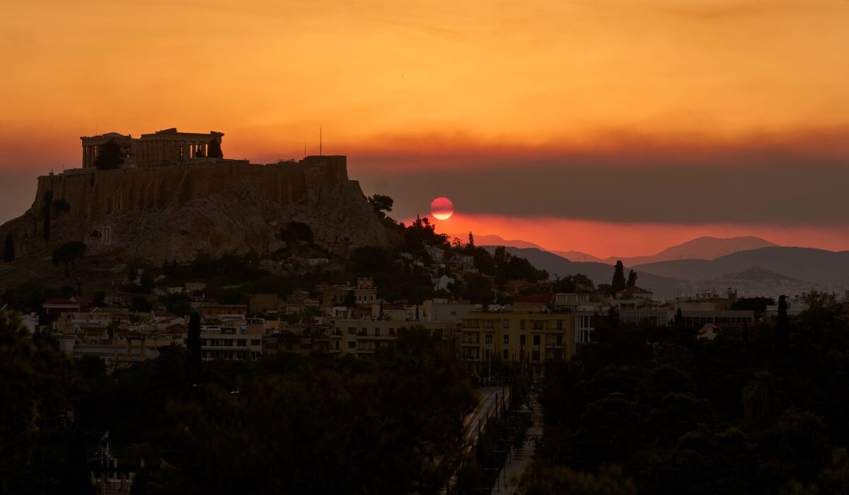 φωτιες στην Αττική, Ακρόπολη