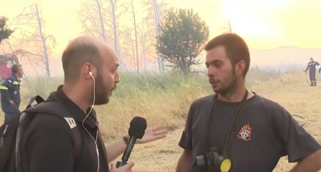 Φωτιά στο Κρυονέρι: «Είπα ότι θα καώ ζωντανός» – Συγκλονίζει ο πυροσβέστης που γλίτωσε τελευταία στιγμή