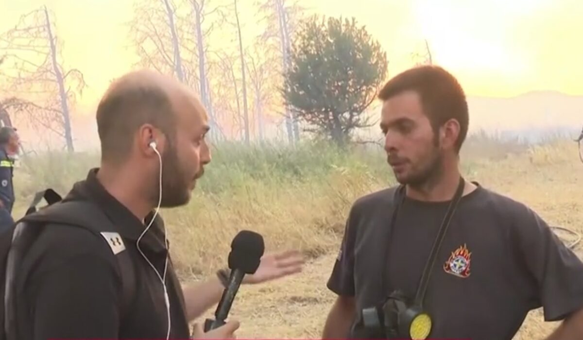 Φωτιά στο Κρυονέρι: «Είπα ότι θα καώ ζωντανός» – Συγκλονίζει ο πυροσβέστης που γλίτωσε τελευταία στιγμή