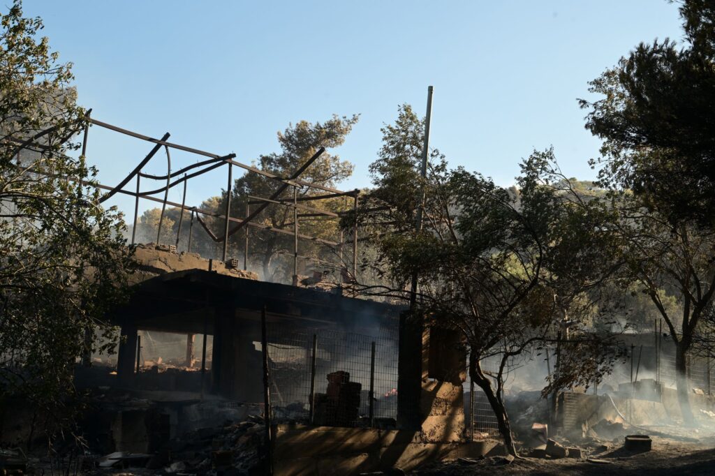Φωτιά στη Ραφήνα: Ακόμα καπνίζει η περιοχή – Αποκαρδιωτικές εικόνες και προβλήματα με το ρεύμα