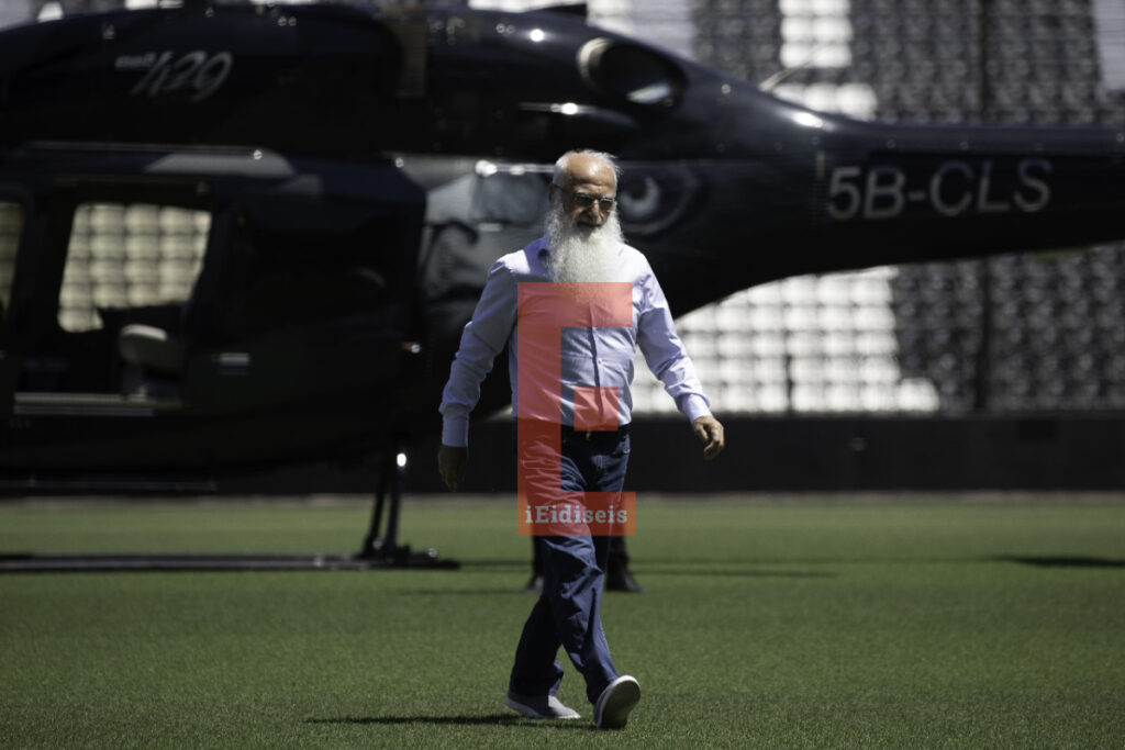 Οι πρώτες φωτογραφίες του Ιβάν Σαββίδη από το γήπεδο της Τούμπας