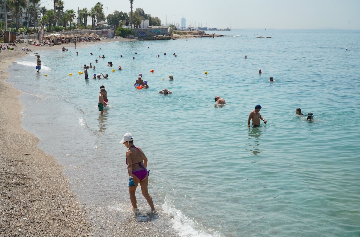 Καιρός Καύσωνας Παραλία Αττική