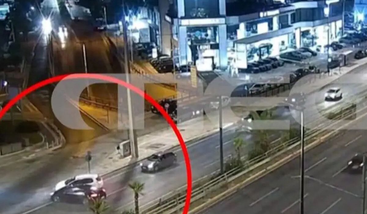 Βίντεο: Η στιγμή της καραμπόλας στη δεξιά λωρίδα της  Συγγρού