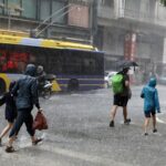 καταιγίδα στην Αθήνα