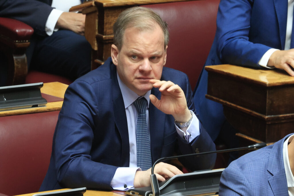 Κώστας Καραμανλής στη Βουλή