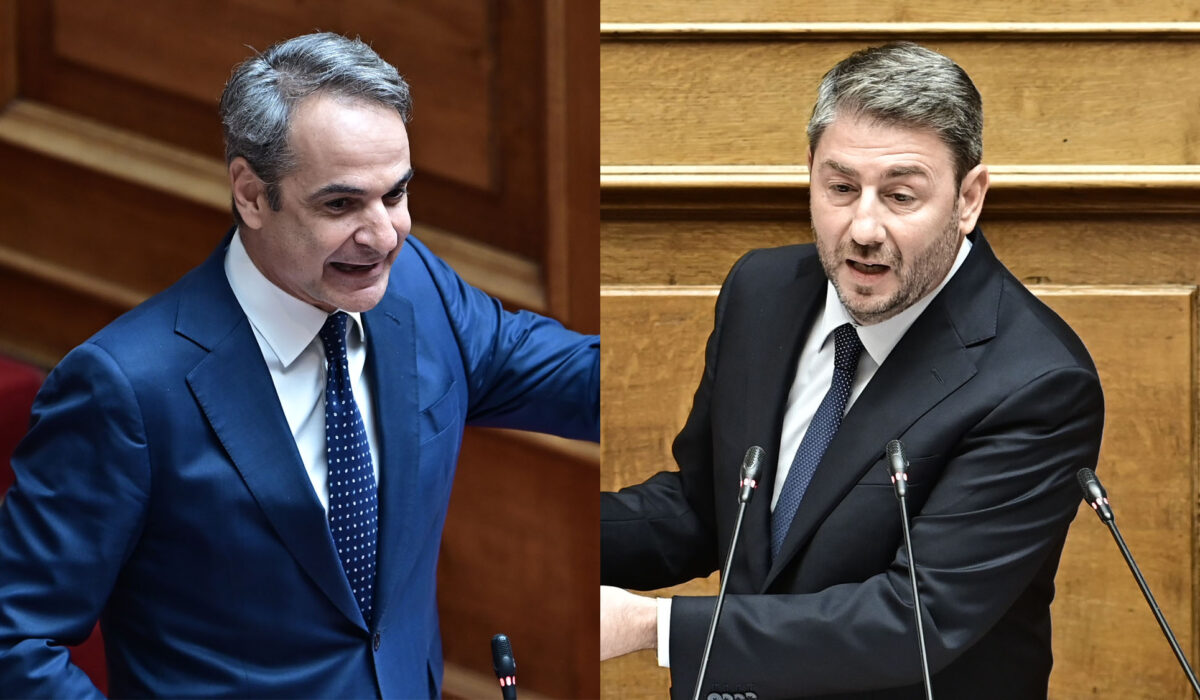 Κυριάκος Μητσοτάκης Νίκος Ανδρουλάκης