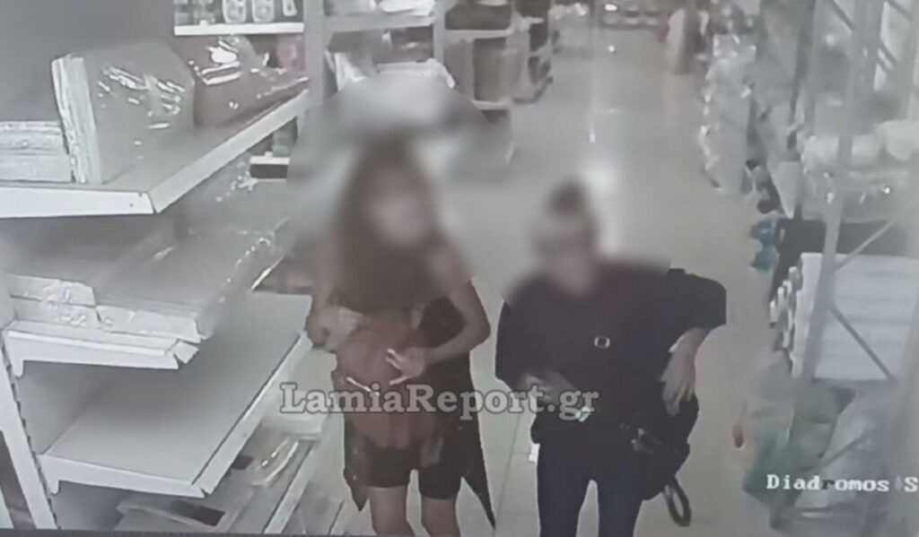 Πήγαν για ψώνια χωρίς… πορτοφόλι – Γυναικεία συμμορία ρήμαξε κατάστημα στη Λαμία (βίντεο)