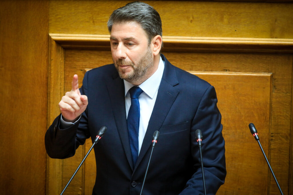 Ο πρόεδρος του ΠΑΣΟΚ Νίκος Ανδρουλάκης