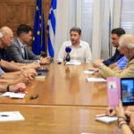 Συνάντηση του Νίκου Ανδρουλάκη με την ΠΟΠΣ