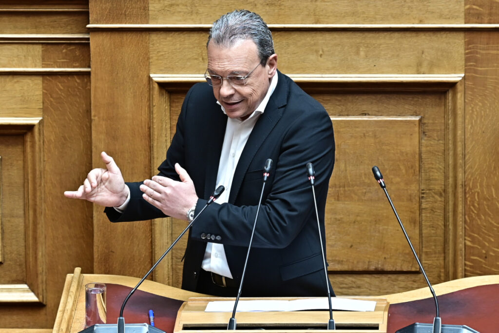 Ο πρόεδρος του ΣΥΡΙΖΑ Σωκράτης Φάμελλος στη Βουλή