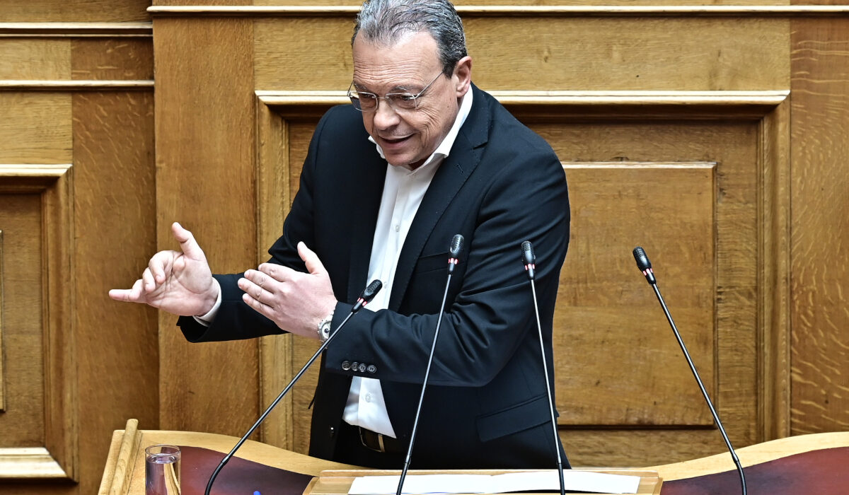 Ο πρόεδρος του ΣΥΡΙΖΑ Σωκράτης Φάμελλος στη Βουλή