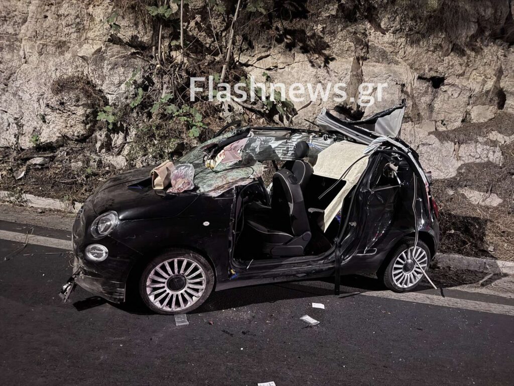 Τροχαίο σοκ στα Χανιά με θύμα 35χρονη – Η πόρτα βρέθηκε 15 μέτρα μακριά (φωτογραφίες)