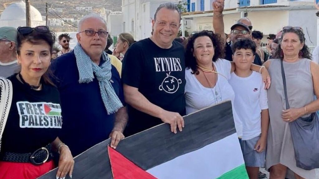 Από τη Φολέγανδρο το μήνυμα Φάμελλου για την Παλαιστίνη - «Η σωστή πλευρά της ιστορίας»