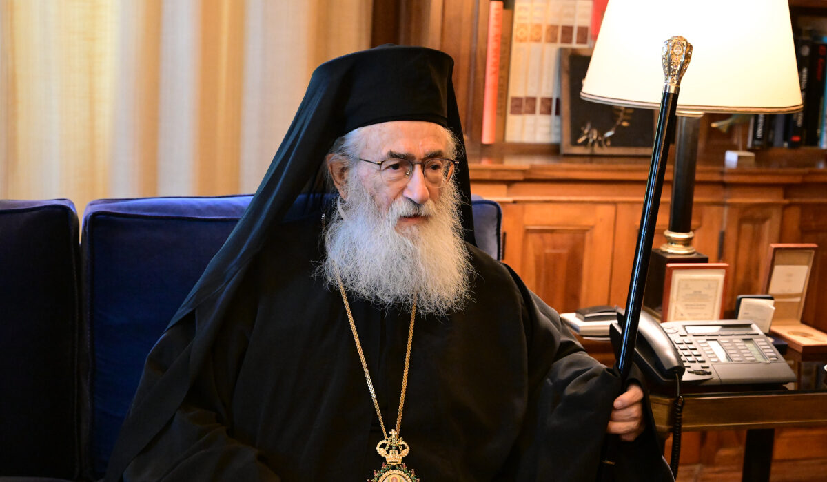 Ο Αρχιεπίσκοπος της Μονής Σινά Δαμιανός