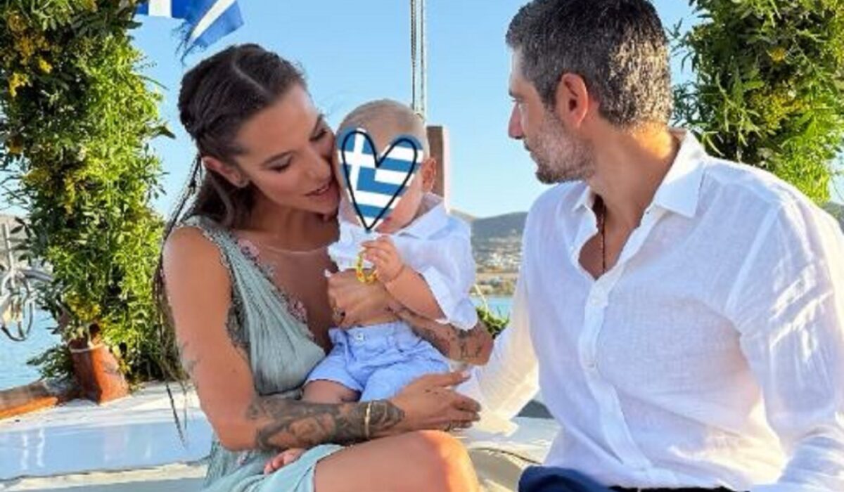 Εριέττα Κούρκουλου - Βύρων Βασιλειάδης: Η βάφτιση του γιου τους στην Πάρο και ο συγκινητικός χορός