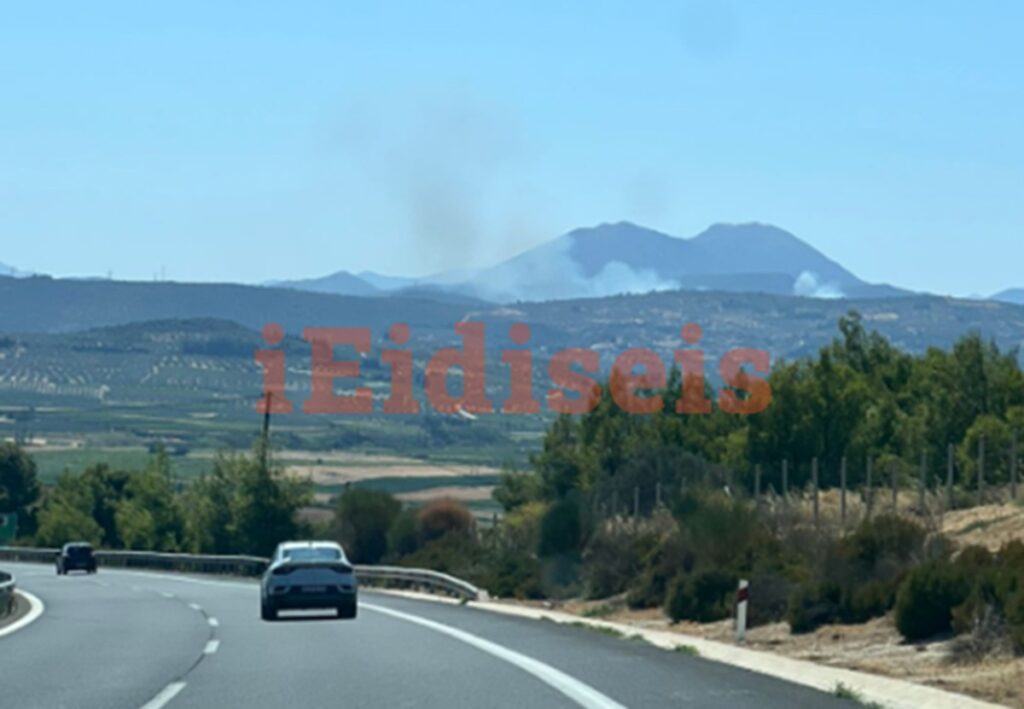 Φωτιά τώρα κοντά στην Αρχαία Νεμέα