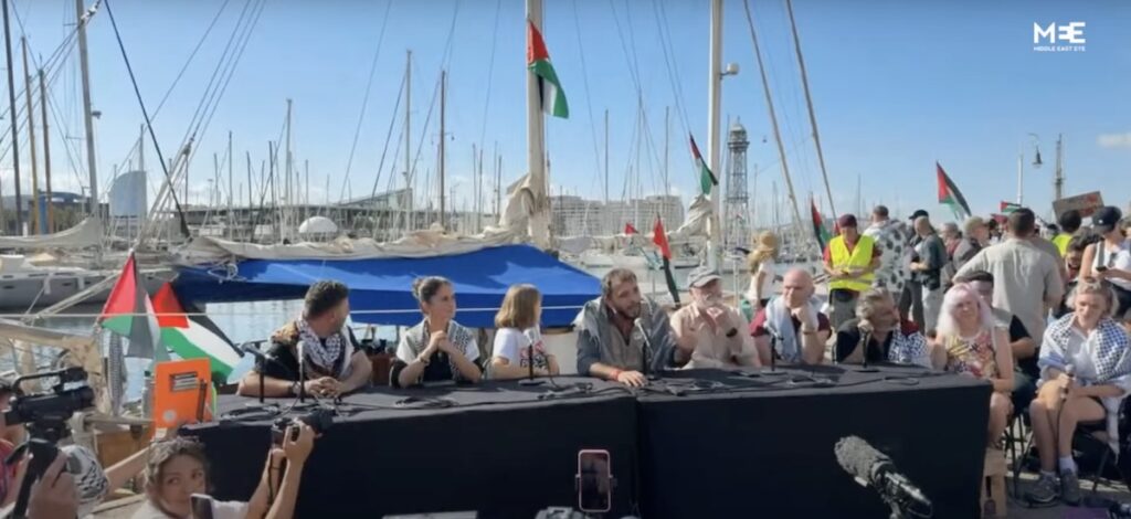Γάζα Στολίσκος Παλαιστίνη Global Sumud Flotilla