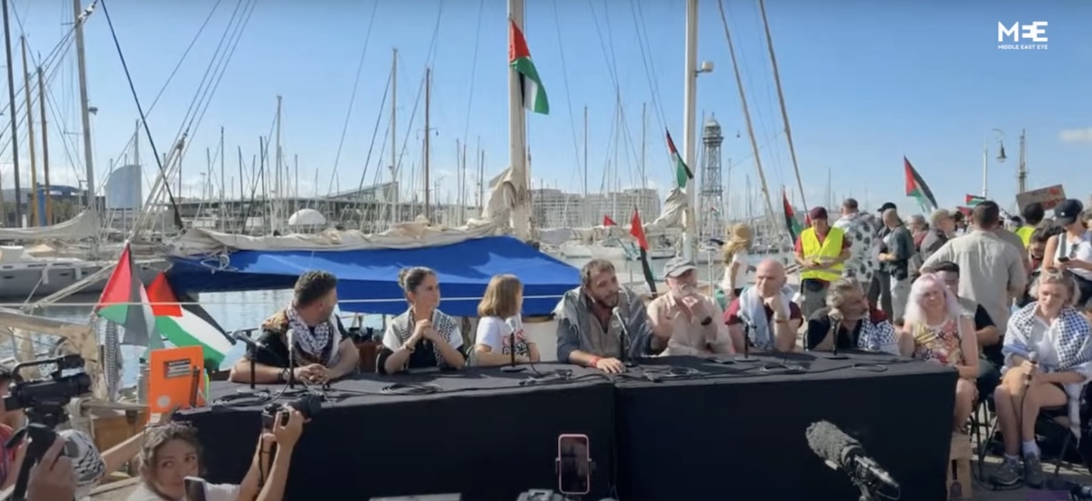 Γάζα Στολίσκος Παλαιστίνη Global Sumud Flotilla