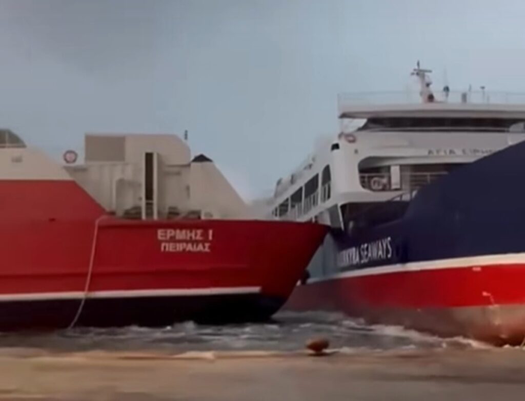 Ηγουμενίτσα: Συγκρούστηκαν δυο πλοία στο λιμάνι – Έσπασαν οι κάβοι
