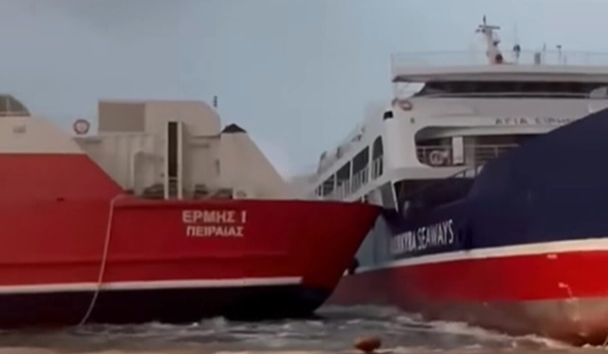Ηγουμενίτσα: Συγκρούστηκαν δυο πλοία στο λιμάνι – Έσπασαν οι κάβοι