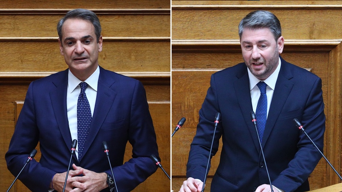 Κυριάκος Μητσοτάκης Νίκος Ανδρουλάκης