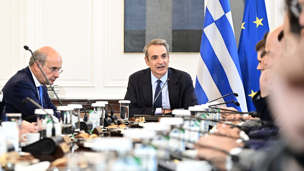 Κυριάκος Μητσοτάκης στο υπουργικό συμβούλιο