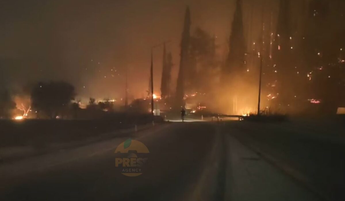 φωτια ΒΙΠΕ, Πάτρα, Ολυμπία Οδός