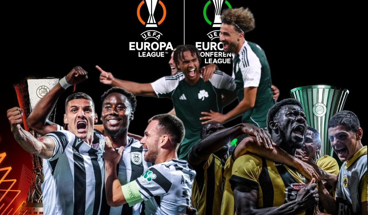 Europa League και Conference League: Βατή η κλήρωση για Παναθηναϊκό και ΑΕΚ, δύσκολη για ΠΑΟΚ