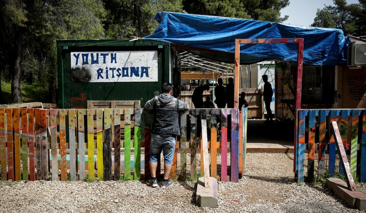 Ριτσώνα, δομή μεταναστών