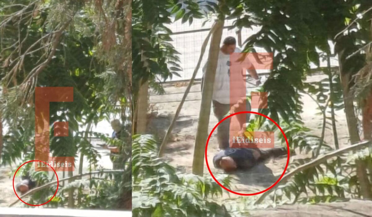 Φωτογραφίες και βίντεο από τη στιγμή της σύλληψης του 40χρονου δολοφόνου στον Βόλο