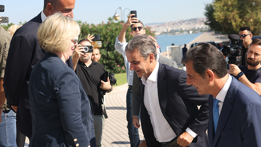 Σύσκεψη του Κυριάκου Μητσοτάκη στη Θεσσαλονίκη