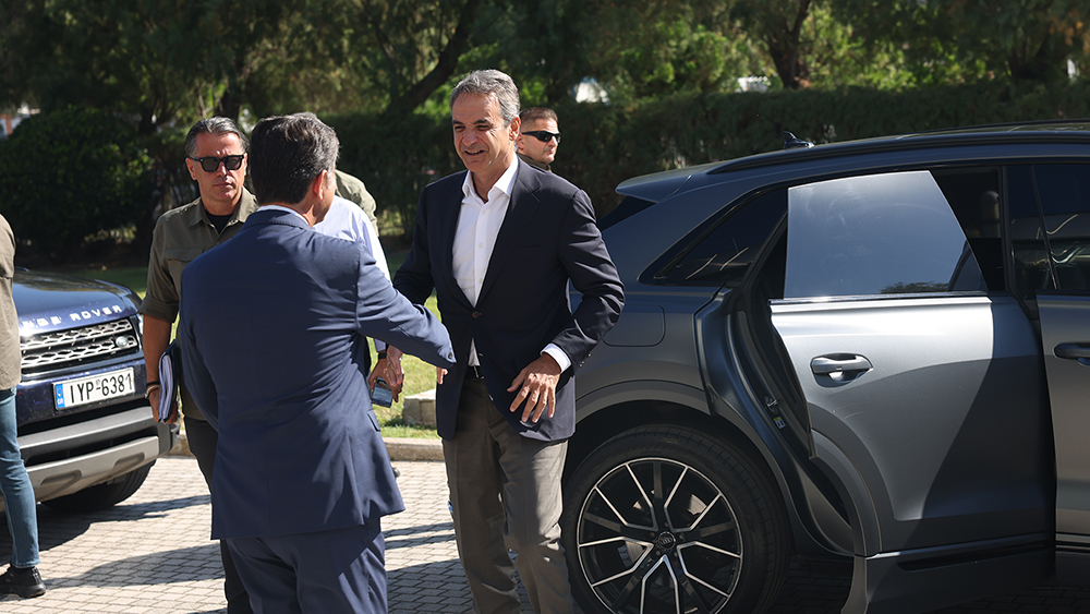Σύσκεψη του Κυριάκου Μητσοτάκη στη Θεσσαλονίκη