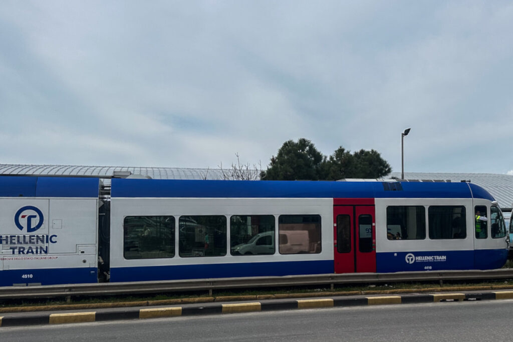Τρένο της Hellenic Train στην Πάτρα Αχαΐα