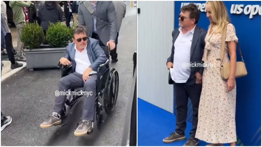 Νέα εμφάνιση του Μάικλ Τζ. Φοξ με αμαξίδιο – Η στιγμή που στέκεται όρθιος δίπλα στη σύζυγό του