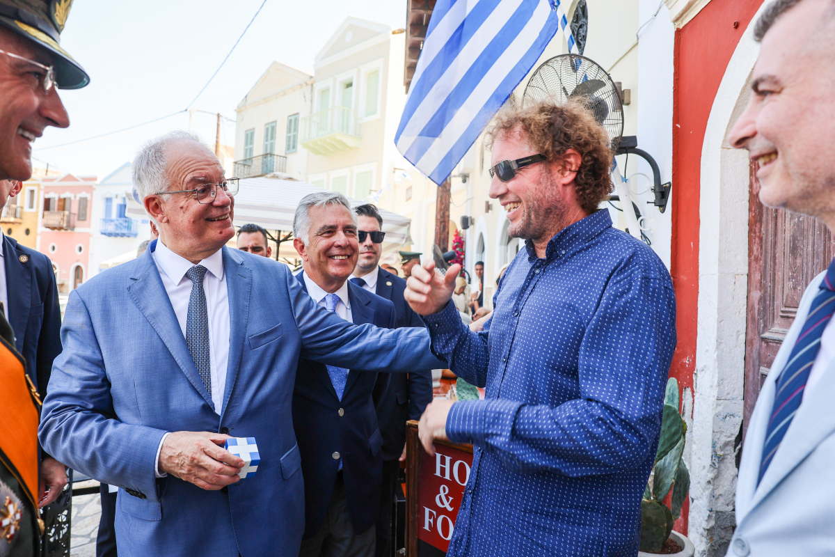 Στο Καστελόριζο ο Τασούλας - «Θα προασπίσουμε τα κυριαρχικά μας δικαιώματα»